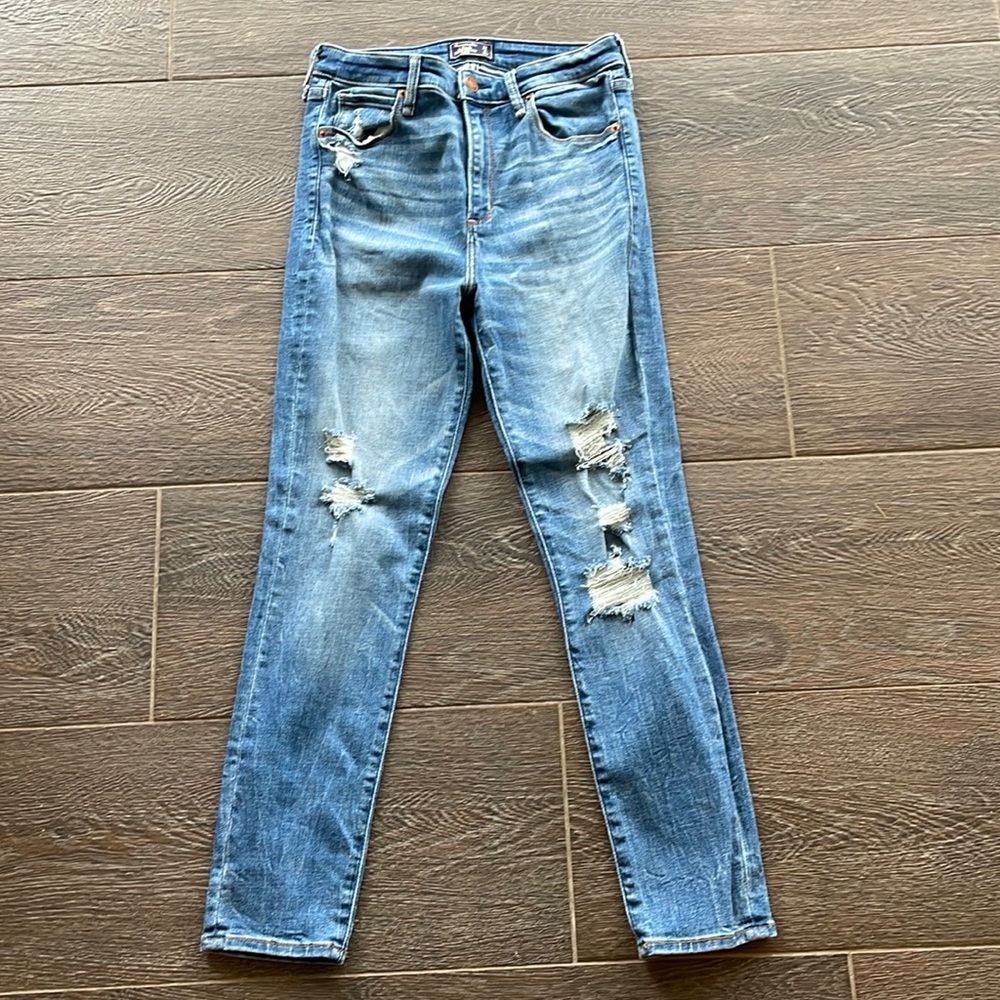 Abercrombie & Fitch Simone High Rise Ankle Jeans Size 27/4R